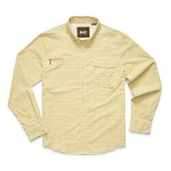 Howler Brothers Matagorda Long Sleeve Shirt Men's in Trader Plaid Dawn